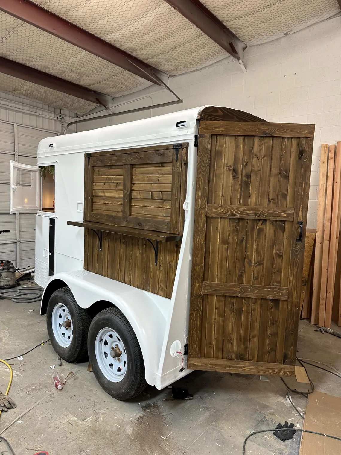 2-Horse Trailer Mobile Bar - Image 3