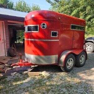 Buy 2 horse stall trailer